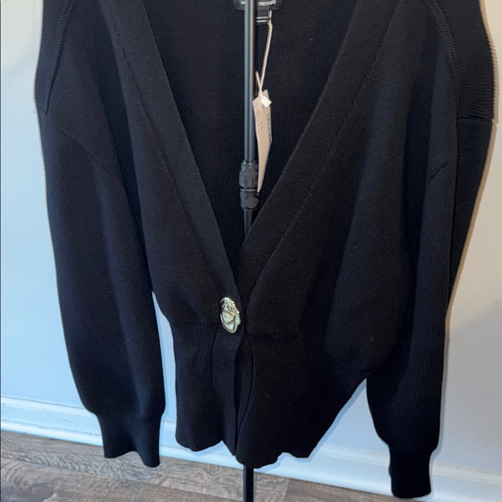 Sophisticated Black Women's Cardigan